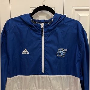 GVSU Adidas 1/4 Windbreaker